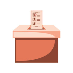 vote box and ballot