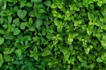 Obraz premium Lush Vertical Garden, vibrant greenery cascading on a wall, creating a serene atmosphere, ideal for enhancing indoor spaces with a touch of nature and tranquility