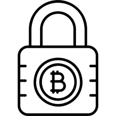 Bitcoin Encryption Icon