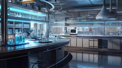 Fototapeta premium good science laboratory