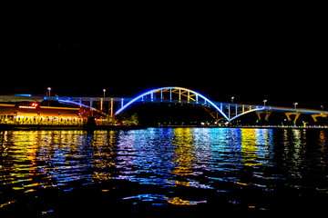 bridge at night