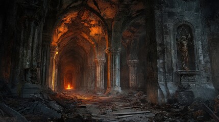 Ruins of an Ancient Hall.