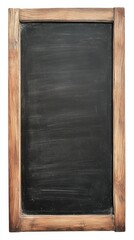 Fototapeta premium Vintage Black Chalkboard with Wooden Frame
