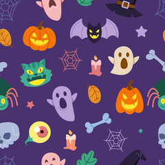 Cute Spooky Character Pattern