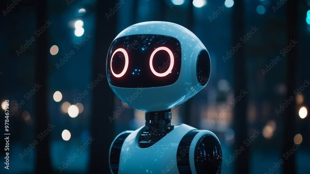 Poster Sleek AI Mental Health Chatbot Interface with NLP and Oversight