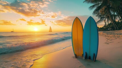 Sunset Surfboards.