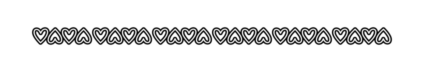 heart line doodle art, heart border outline, adorable heart, scribble heart
