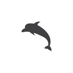 dolphin icon vector illustration template