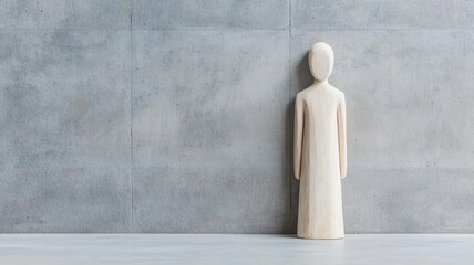 Abstract figure hiding in plain sight, concealing despair  symbolizing emotional resilience