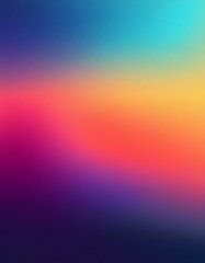 Obraz premium Curved blue line adds a unique touch to this vibrant gradient background