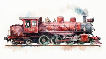 Vintage Steam Locomotive.