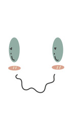 Illustration quotes inspiration emotion face decoration line stickers stamp design art 