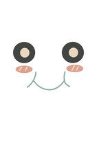 Illustration quotes inspiration emotion face decoration line stickers stamp design art 