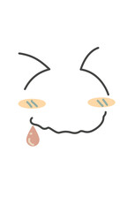 Illustration quotes inspiration emotion face decoration line stickers stamp design art 