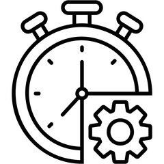 Productivity Clock Icon