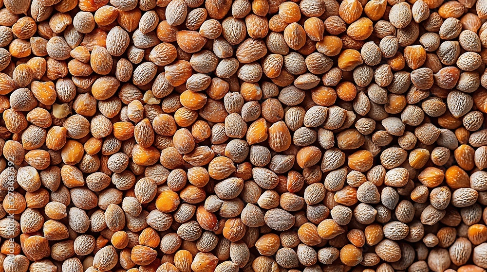 Poster buckwheat texture background : generative ai