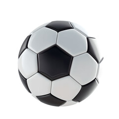 Fototapeta premium 3D Soccer Ball with Transparent Background