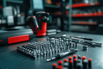 Precision Engineering: A High-Resolution View of Professional Technical Tools on a Modern Workbench