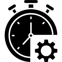 Productivity Clock Icon