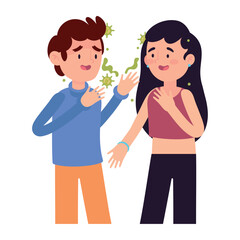 monkeypox transmission airborne and direct contact virus