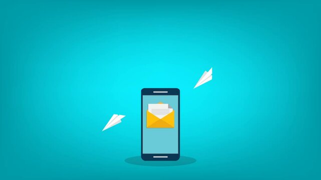 Newsletter. vector illustration of email marketing. subscription to newsletter, news, offers, promotions. a letter and envelope. subscribe, submit. send by mail.	