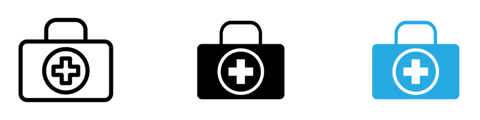 First Aid Icon thin line illustration