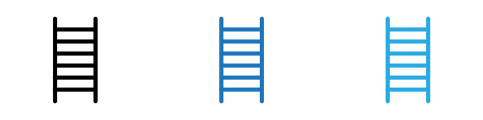 Ladder icon thin line illustration
