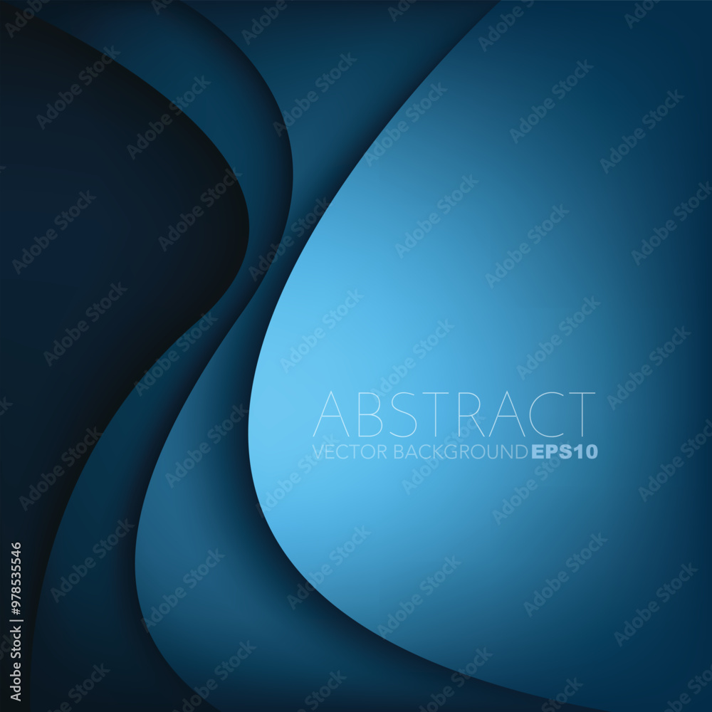 Poster graphic vector curve line overlap background for text and message design