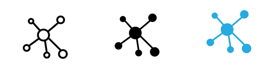 Network Icon thin line illustration