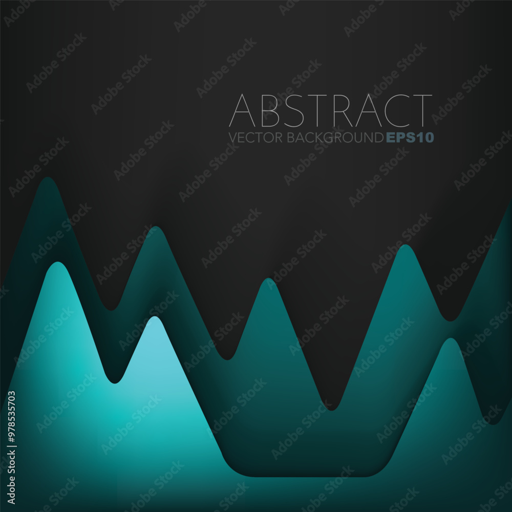 Poster graphic geometric triangle overlap vector layer background for text and message design