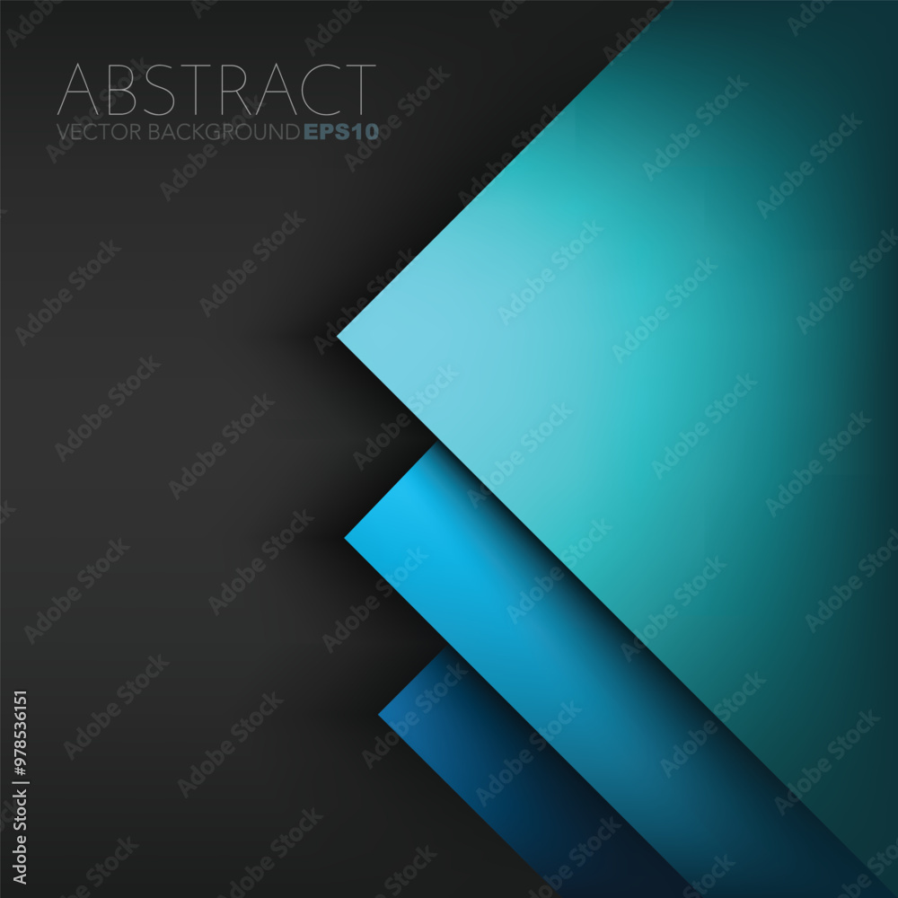 Poster graphic geometric triangle overlap vector layer background for text and message design
