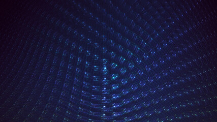 3D manual rendering abstract colorful fractal light background. Its not AI Generatd illustration.