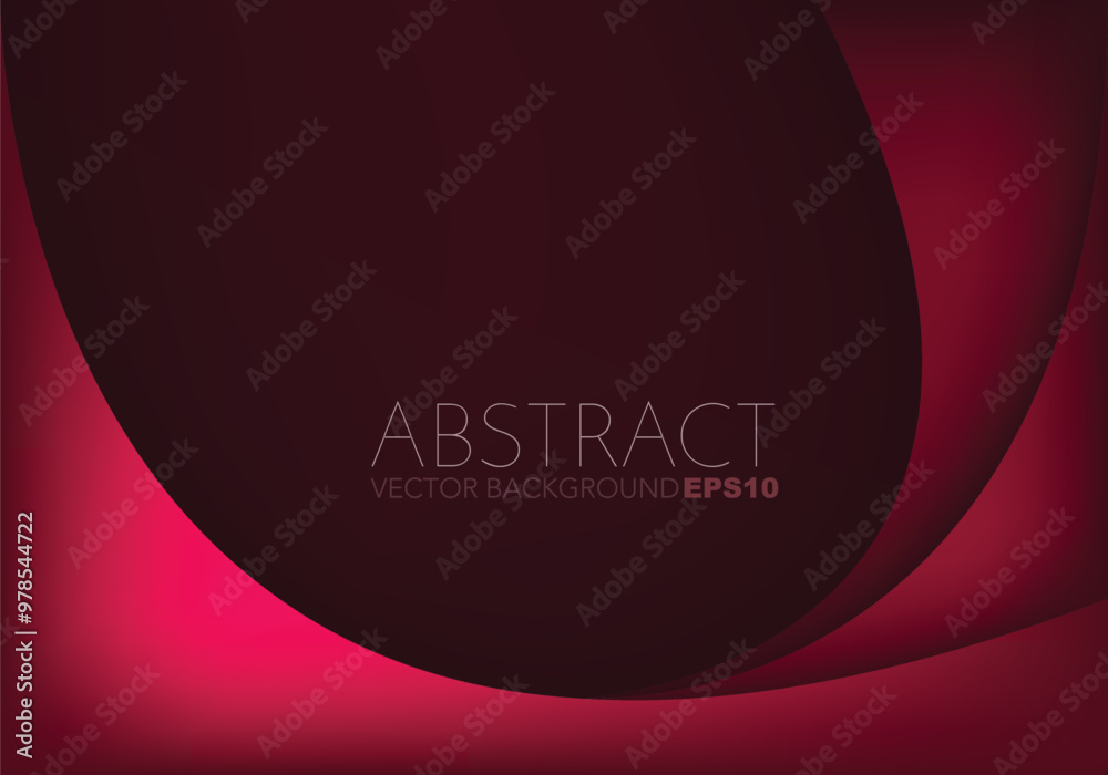 Poster graphic vector curve line overlap background for text and message design