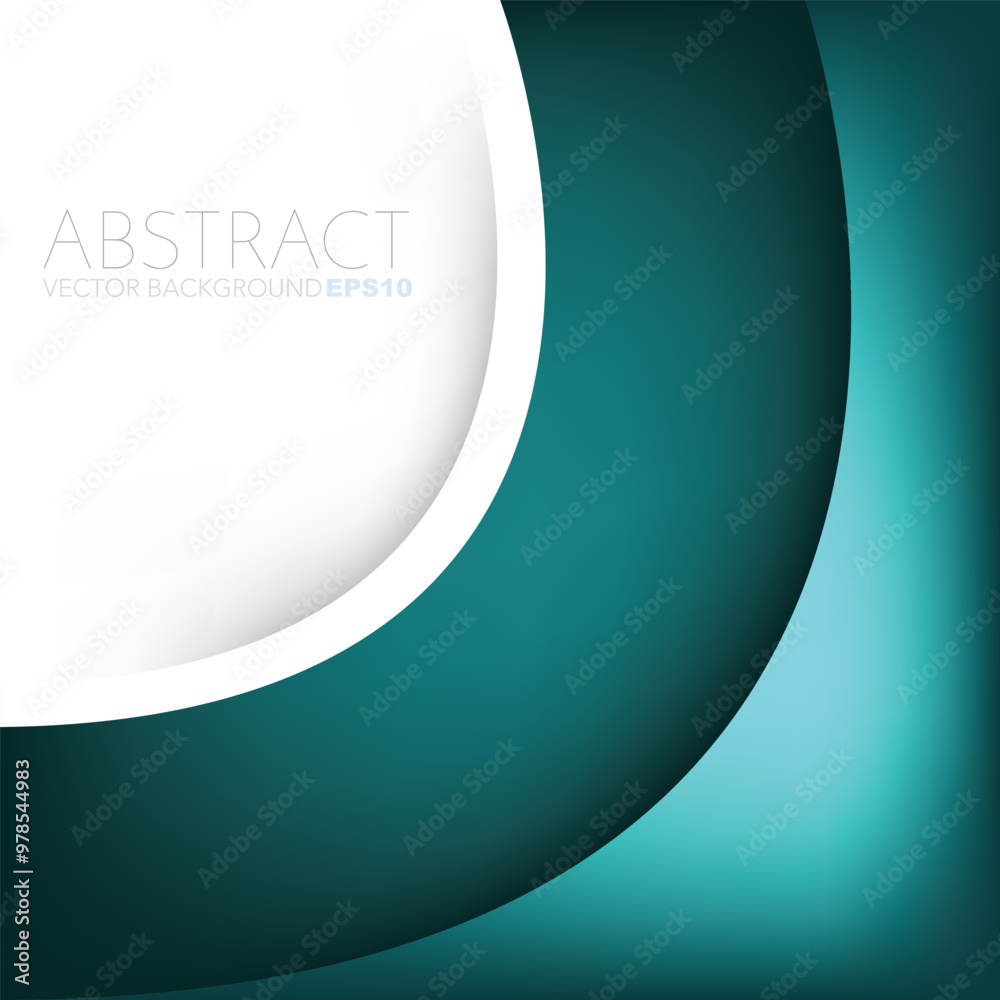 Poster graphic vector curve line overlap background for text and message design