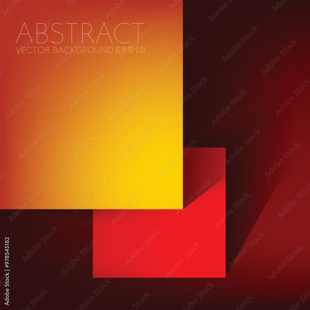 Poster graphic geometric triangle overlap vector layer background for text and message design