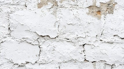Obraz premium Grunge White Wall Texture : Generative AI