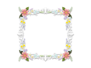 花のフレーム　I-2