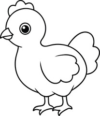 Tiny Turkey Chick Vector Illustration for Kids Fun
