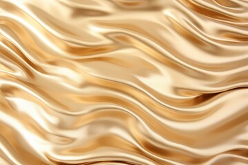 Fototapeta premium Elegant Gold Satin Fabric Draped Background Texture