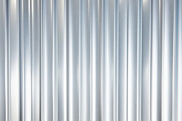 Obraz premium Silver Corrugated Metal Texture Background