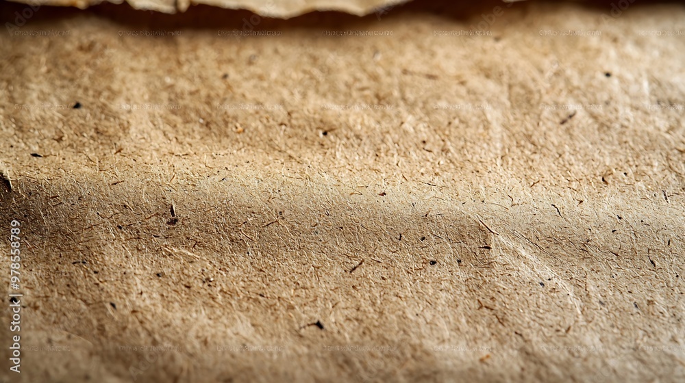 Poster plain brown cardboard texture : generative ai