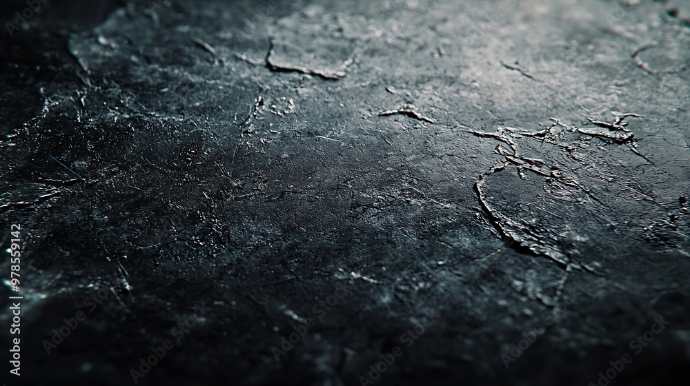 Poster black dusty scratchy texture : generative ai