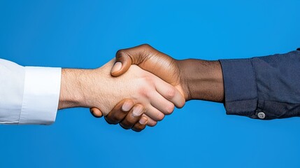 Diverse Business Partners Closing a Deal with a Handshake