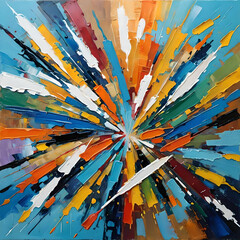 Avarietyofcolorful paintsandspecialty prin. generated ai