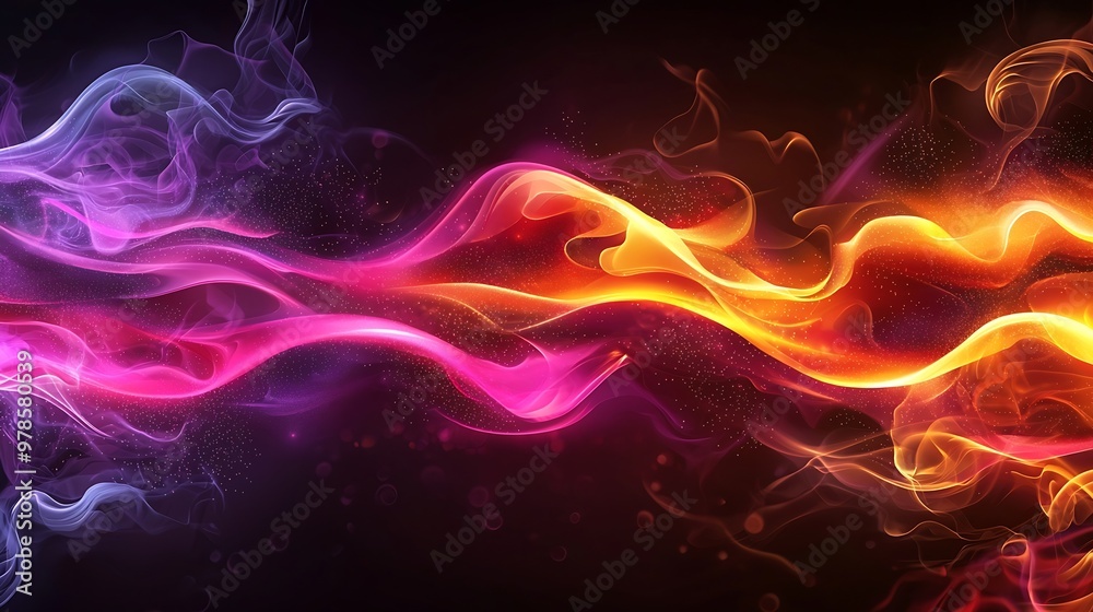 Poster set of horizontal vector banners : generative ai