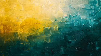 Obraz premium Gradient Yellow to Teal abstract background