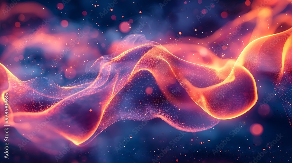 Poster abstract background : generative ai