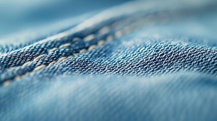 Light Blue Jeans Texture : Generative AI