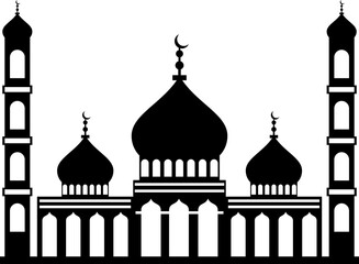 Islamic Mosque Silhouette