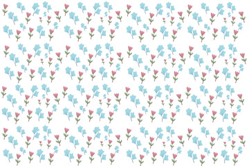Colourul floral vector pattern vintage style